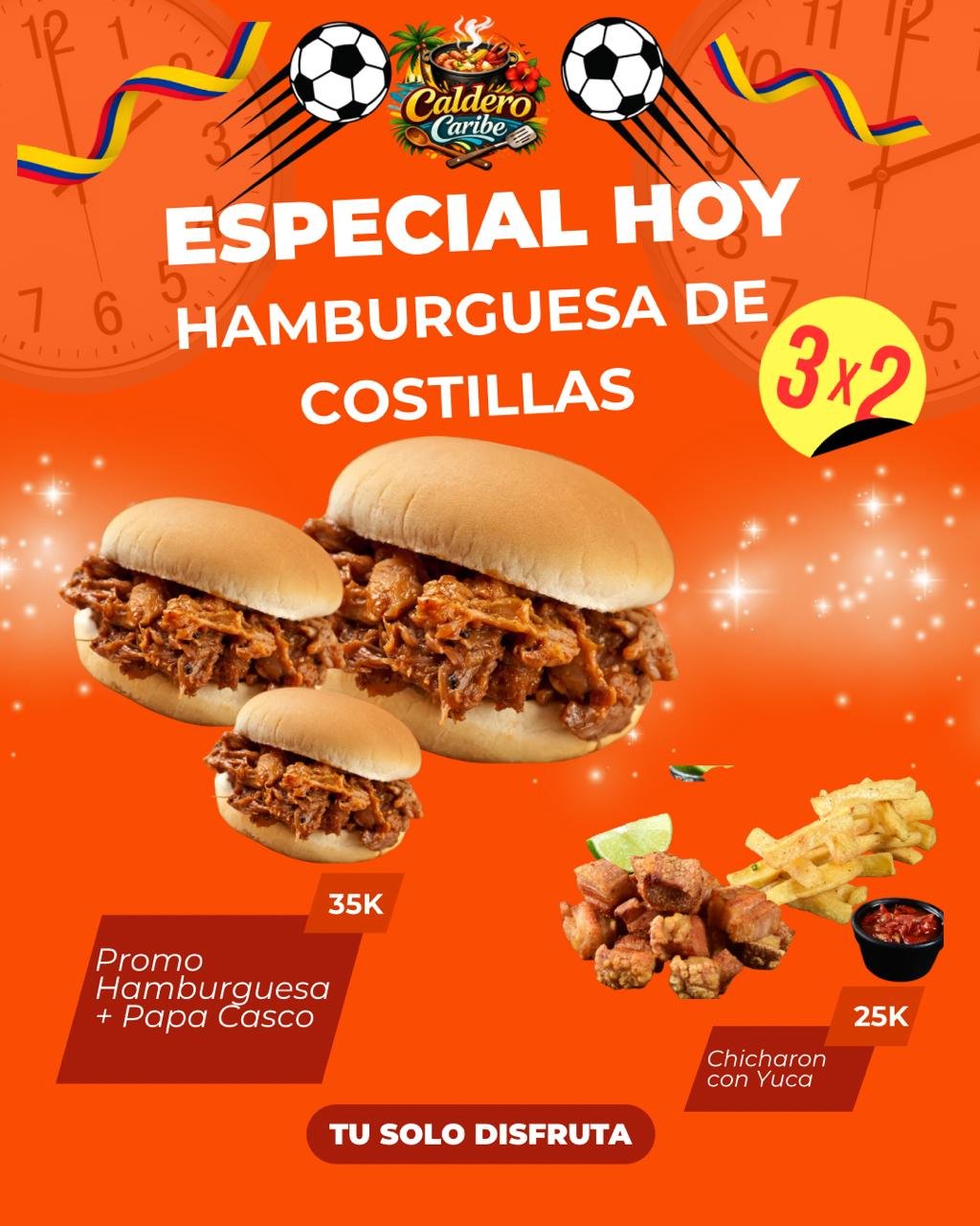 Combos 3x2 Hamburguesa